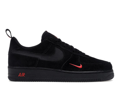 Nike Air Force 1 Low Multi-Swoosh Black Crimson - authentic Nike sneakers
