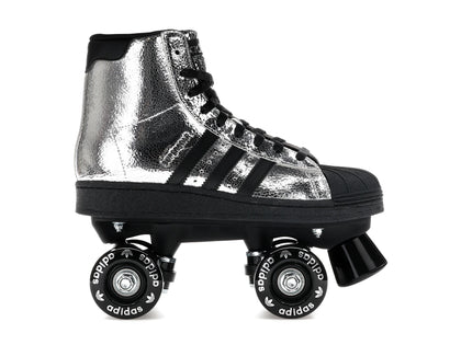 adidas Superstar 82 Skate Silver Metallic (Women's) - authentic adidas sneakers