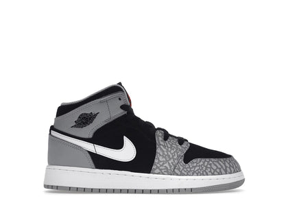 Jordan 1 Mid SE Elephant Print (GS) - authentic Jordan sneakers
