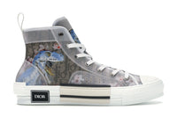Dior B23 High Canvas Sorayama Dinosaur Brown