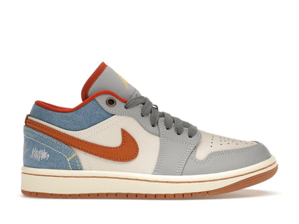 Jordan 1 Low Phantom Denim (Women's) - authentic Jordan sneakers