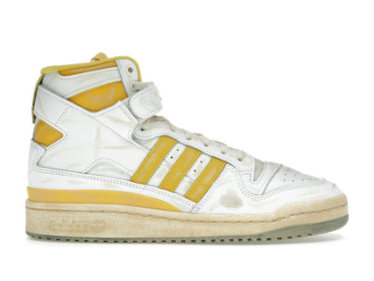 adidas Forum 84 Hi AEC White Hazy Yellow - authentic adidas sneakers