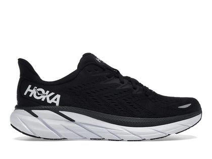 Hoka One One Clifton 8 Black White - authentic Hoka One One sneakers