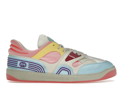 Gucci Basket Low-Top Sneaker Light Blue Demetra Pink (Women's)