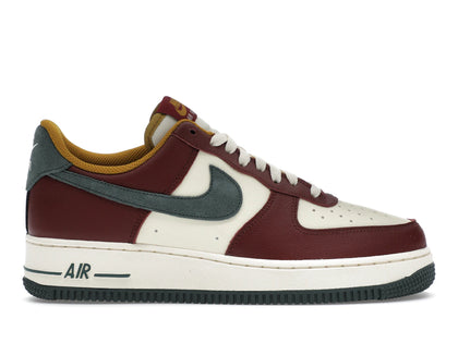 Nike Air Force 1 Low '07 LV8 Dark Team Red Vintage Green - authentic Nike sneakers