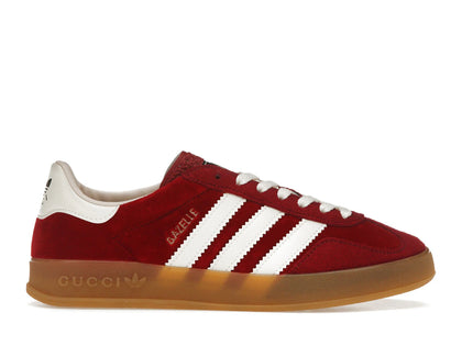 adidas x Gucci Gazelle Red (Women's) - authentic Gucci sneakers