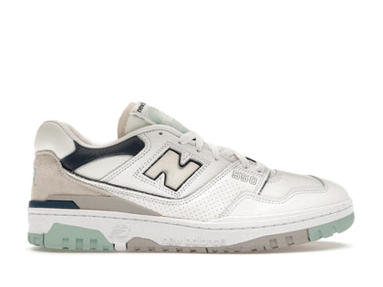 New Balance 550 White Winter Fog Navy - authentic New Balance sneakers