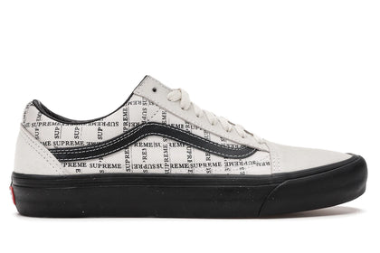 Vans Old Skool Supreme Grid White - authentic Vans sneakers