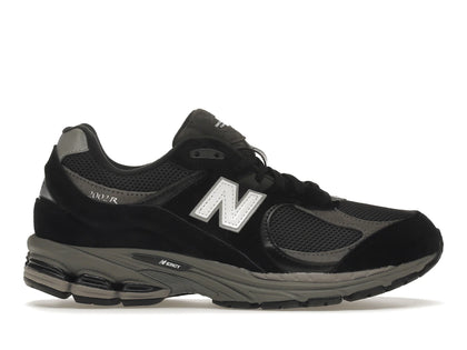 New Balance 2002R Black Dark Grey White - authentic New Balance sneakers