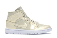 Jordan 1 Mid Goose Feather Yellow (Women's)