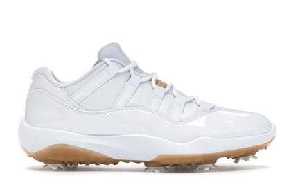Jordan 11 Retro Low Golf White Metallic Gold - authentic Jordan sneakers