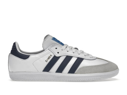 adidas Samba ADV White Shadow Navy - authentic adidas sneakers