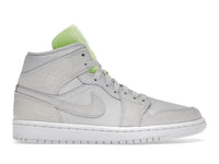 Jordan 1 Mid Vast Grey Ghost Green (Women's)