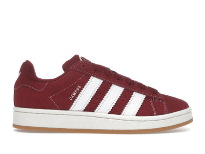 adidas Campus 00s Camp Noble Maroon Cloud White Off White - authentic adidas sneakers