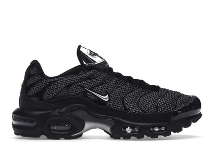 Nike Air Max Plus Black Suede Silver (Women's) - authentic Nike sneakers