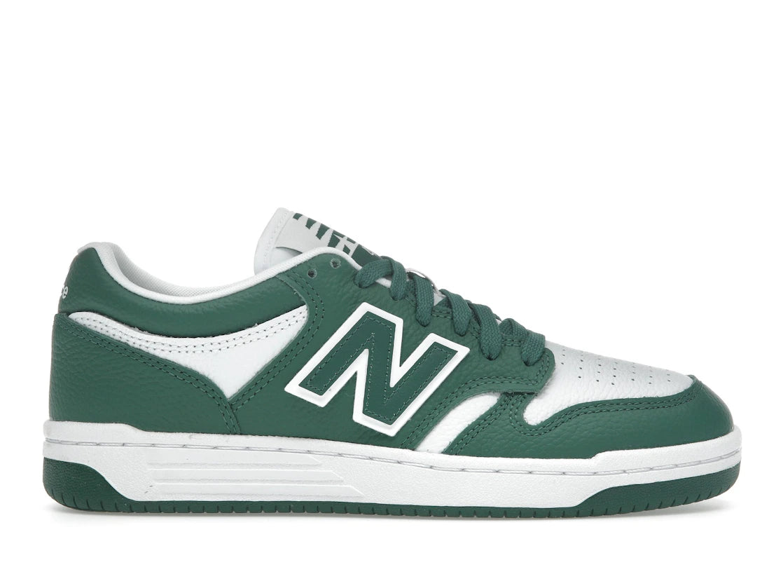 New Balance 480 Team Forest Green White