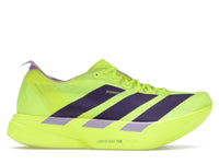 adidas Adizero Adios Pro 4 Solar Yellow Aurora Plum Powder Plum