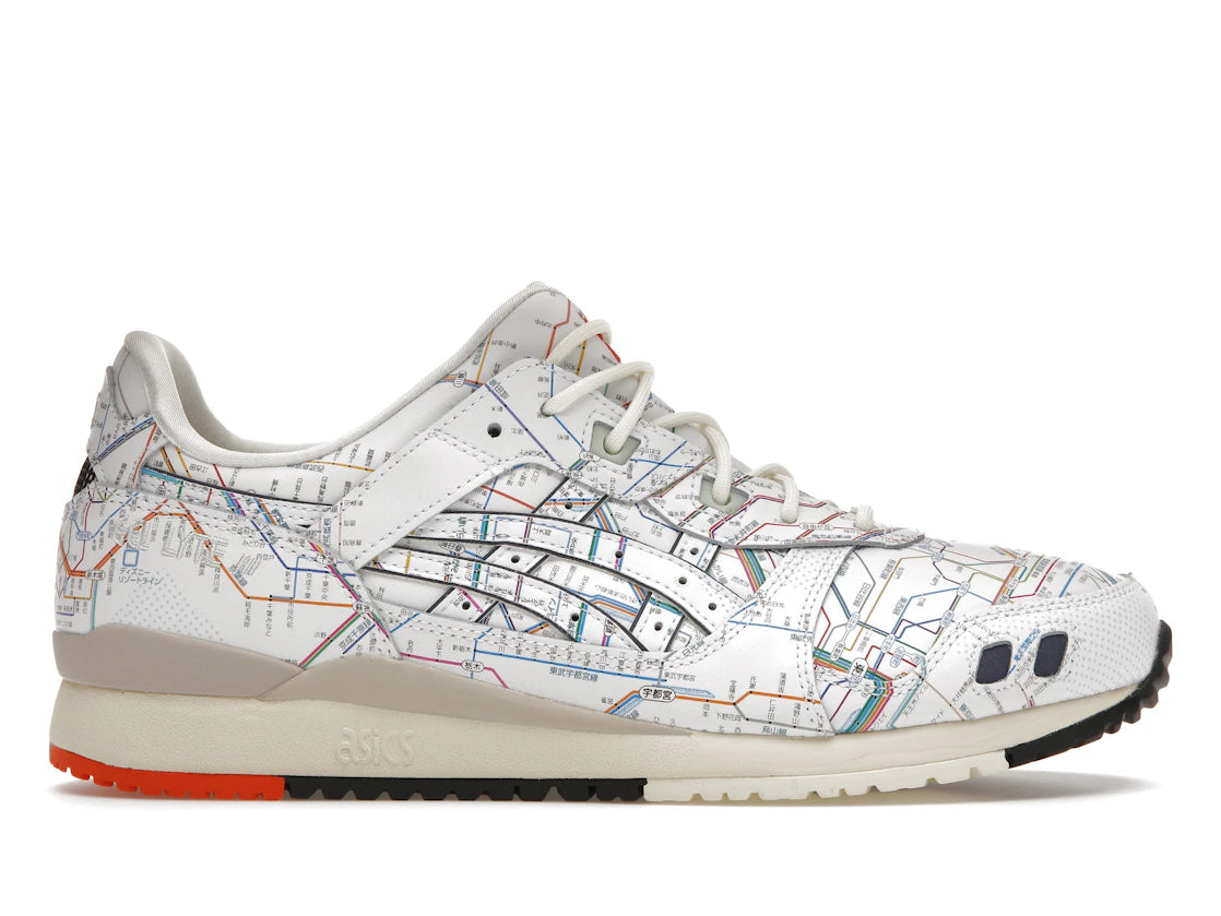ASICS Gel-Lyte III atmos Tokyo Subway - vue 360