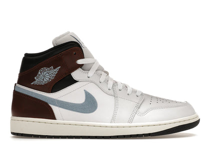Jordan 1 Mid SE Brown Blue Grey - authentic Jordan sneakers