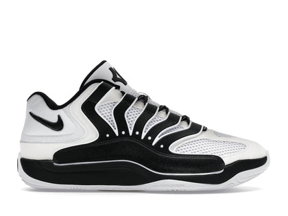 Nike KD 18 TB White Black - authentic Nike sneakers