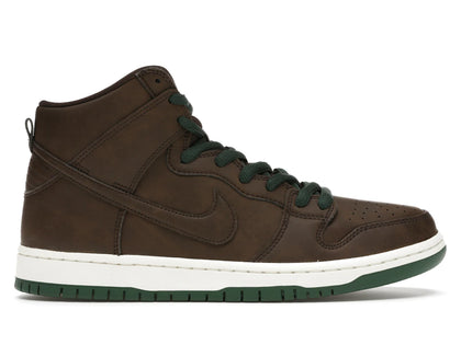 Nike SB Dunk High Baroque Brown Vegan Leather - authentic Nike sneakers