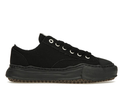 Maison Mihara Yasuhiro Peterson OG Sole Canvas Low Black Black - authentic Maison Mihara Yasuhiro sneakers