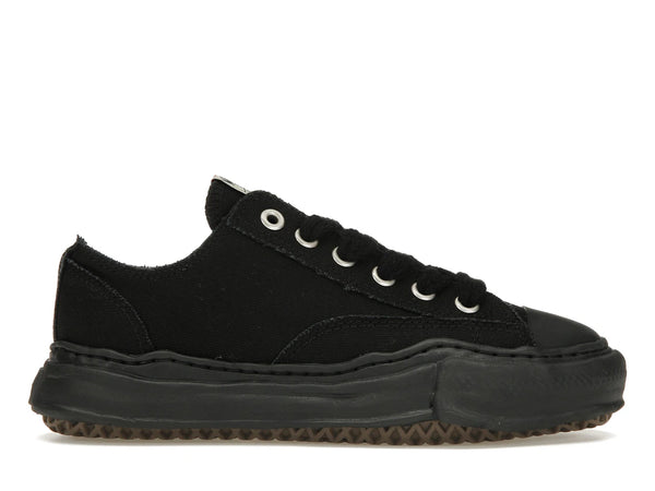 Maison Mihara Yasuhiro Peterson OG Sole Canvas Low Schwarz Schwarz