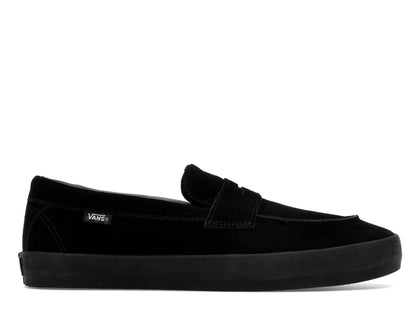 Vans Skate Loafer Black Suede - authentic Vans sneakers