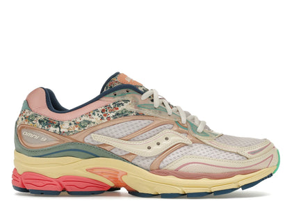 Saucony ProGrid Omni 9 Floral Beige Blue - authentic Saucony sneakers