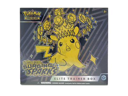 Pokémon Scarlet & Violet Surging Sparks Elite Trainer Box 2x Lot - authentic Pokemon sneakers