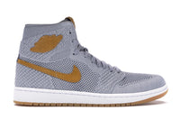 Jordan 1 Retro High Flyknit Wolf Grey