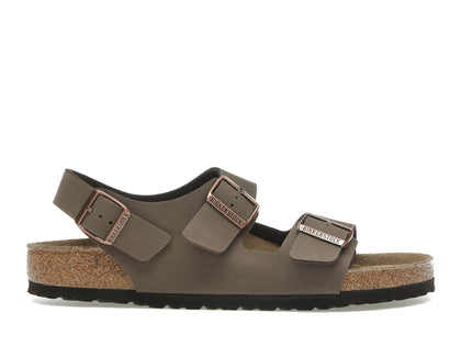 Birkenstock Milano Birkibuc Mocca - authentic Birkenstock sneakers