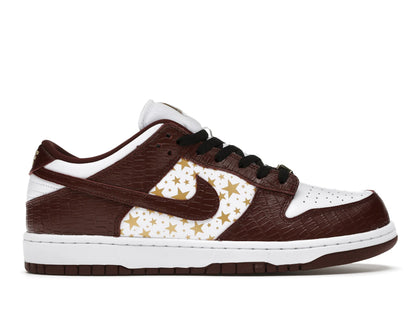 Nike SB Dunk Low Supreme Stars Barkroot Brown (2021) - authentic Nike sneakers