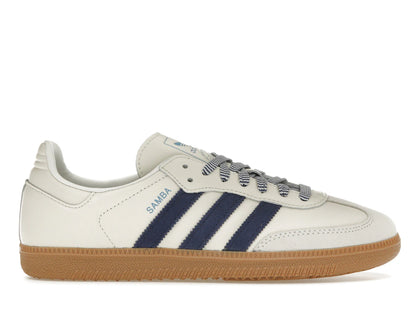 adidas Samba Off White Dark Blue (Women's) - authentic adidas sneakers