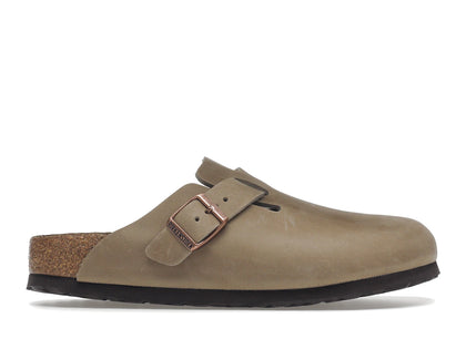 Birkenstock Boston Soft Footbed Oiled Leather Tobacco Brown - authentic Birkenstock sneakers