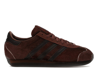 adidas Country Japan Preloved Brown Pony Hair - authentic adidas sneakers