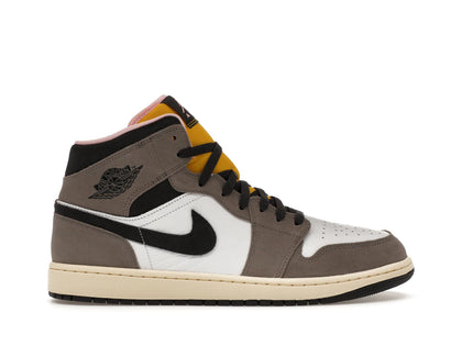 Jordan 1 Mid SE White Cave Stone - authentic Jordan sneakers