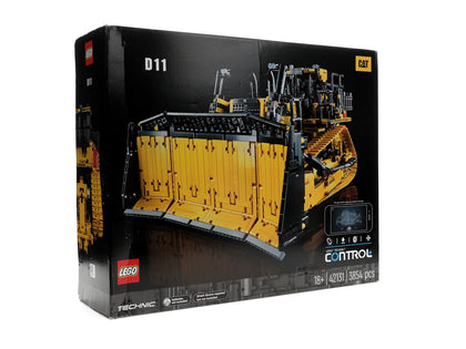 LEGO Technic App-Controlled Cat D11 Bulldozer Set 42131 Yellow/Black - authentic LEGO building set