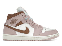 Jordan 1 Mid Pink Oxford Brown (Damen)