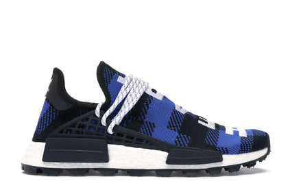 adidas NMD Hu Pharrell x BBC Blue Plaid - authentic adidas sneakers
