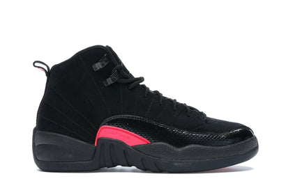 Jordan 12 Retro Black Rush Pink (GS) - authentic Jordan sneakers