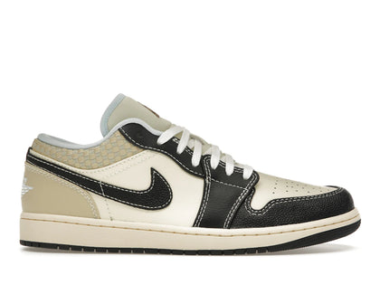 Jordan 1 Low SE Coconut Milk Black Muslin - authentic Jordan sneakers