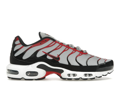 Nike Air Max Plus Pure Platinum Black University Red - authentic Nike sneakers