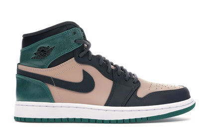 Jordan 1 Retro High Bio Beige Anthracite Mystic Green (Women's) - authentic Jordan sneakers