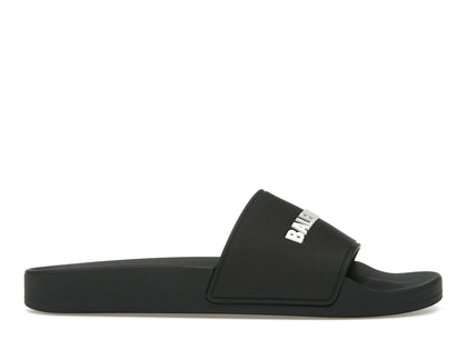 Balenciaga Pool Slide Black White (Women's) - authentic Balenciaga sneakers