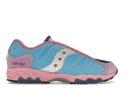 Saucony Matrix Jae Tips No Shoes In The House Blue Pink
