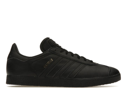 adidas Gazelle Black/Black-Gold Metallic - authentic adidas sneakers
