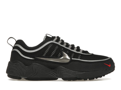Nike Air Zoom Spiridon Black Metallic Silver - authentic Nike sneakers