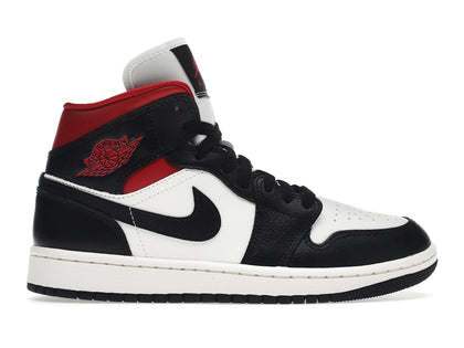 Jordan 1 Mid Gym Red Panda (Women's) - authentic Jordan sneakers