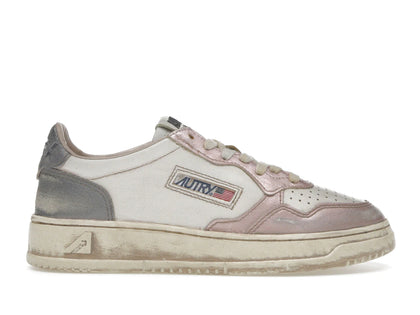 Autry Medalist Low Super Vintage White Rose Blackboard (Women's) - authentic Autry sneakers